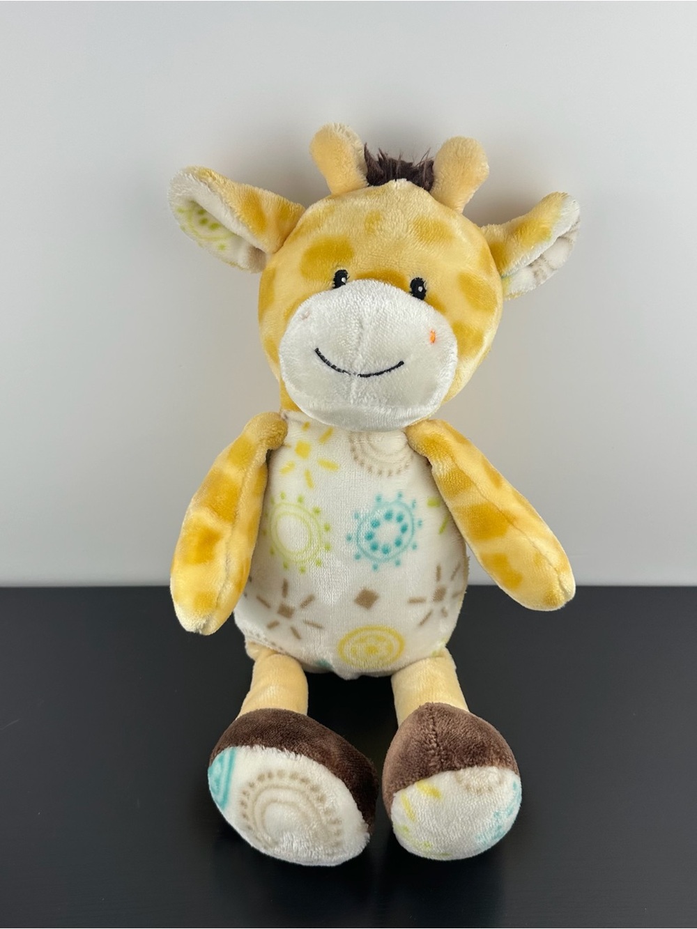 Little Miracles Rare Giraffe 16" Large Yellow Orange Brown Plush Stuffed Animal